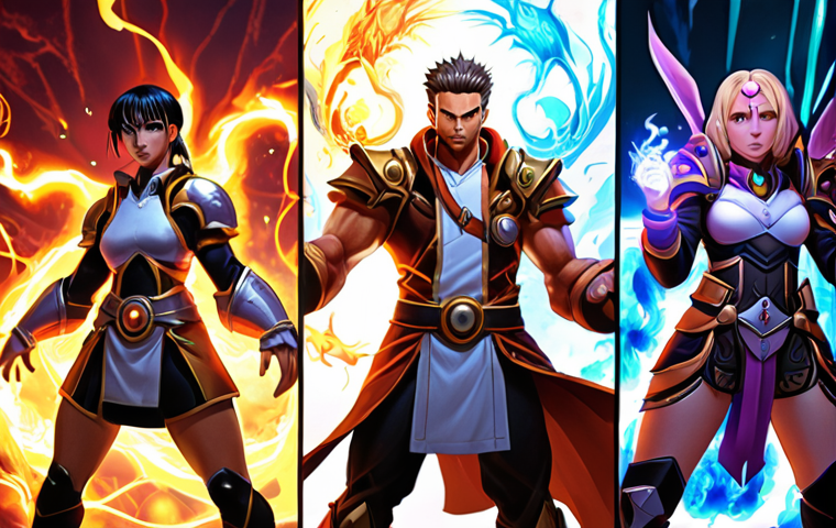 **Team Synergy:** A dynamic illustration showcasing a Reverse: 1999 team composition with a clear balance of DPS dealers, supporters, and healers. Highlight the synergistic effects between characters, with visual cues indicating buffs, debuffs, and elemental reactions. The background suggests a challenging raid environment. The style should lean towards a vibrant, anime-inspired aesthetic.