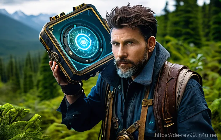 리버스 1999 초보자 vs 고수 차이 - **"Reverse: 1999 - The Chrononaut's Strategic Pause"**: A focused and contemplative image of a young...