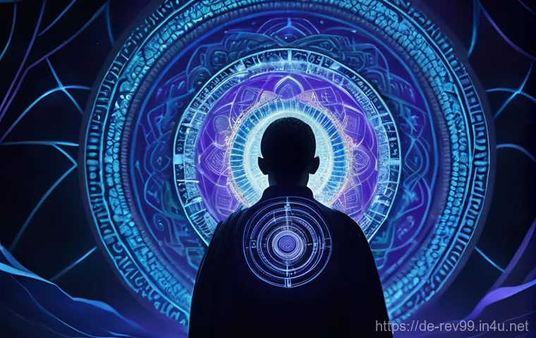 리버스 1999 공식 가이드북 다운로드 - **Prompt:** A dynamic scene depicting three diverse Arcanists engaged in intense combat within a mag...