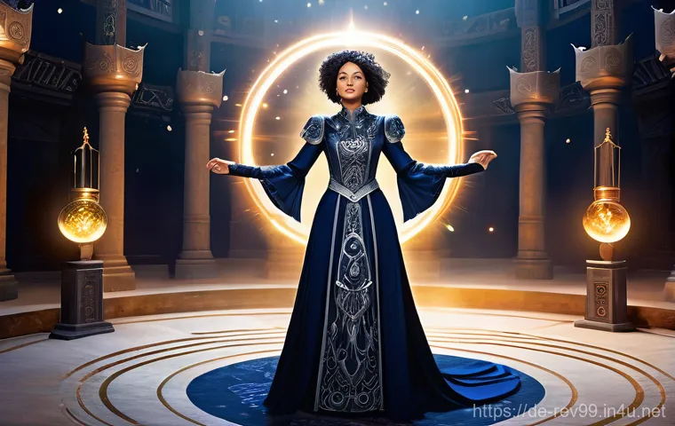 리버스 1999 업데이트 후 플레이 가이드 - **Prompt:** A dynamic battle scene featuring the Arcanists "Solara" and "Luna" in a fantastical, sli...