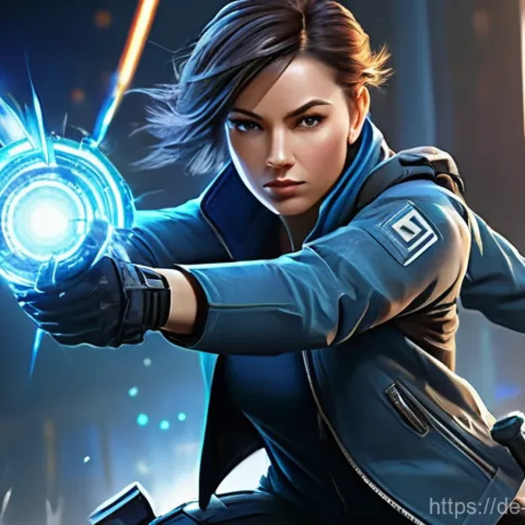 리버스 1999 3성 캐릭터 활용법 - Lilya: The Agile Strategist**
"A nimble female character named Lilya in the midst of a tactical mane...