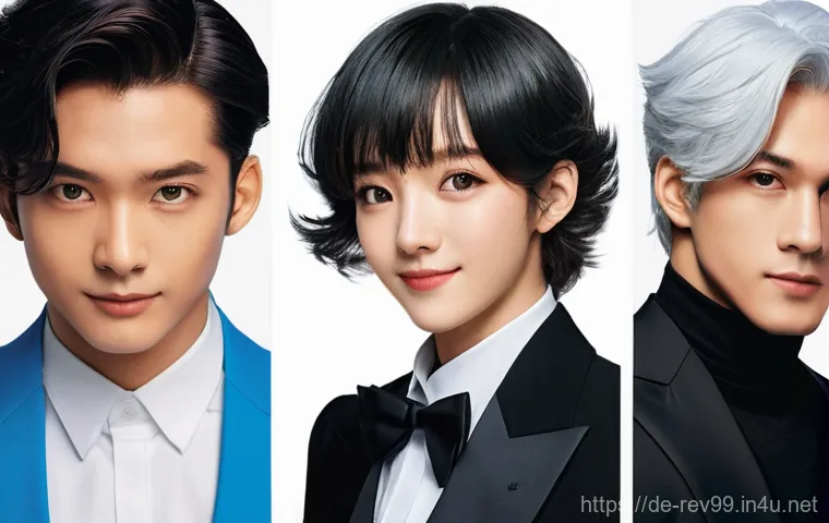 리버스 1999 팬 웹툰 모음 - **Prompt:** "A vibrant, intricate digital art collage celebrating the 'Reverse: 1999' fan community....