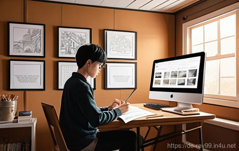 리버스 1999 팬 웹툰 모음 - **Prompt:** "A heartwarming and humorous illustration featuring Regulus from 'Reverse: 1999' sharing...