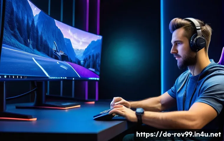 리버스 1999 게임 코칭 서비스 - A professional esports coach and a focused young adult gamer sitting side by side in a modern gaming...